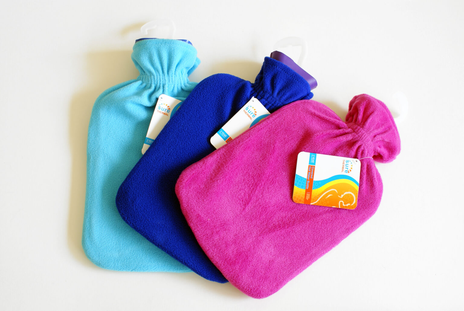 HOT WATER BOTTLE WITH FLEECE COVER Sure Health & Beauty